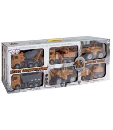 WOOPIE suur 6-ühes ehitusmasinate komplekt