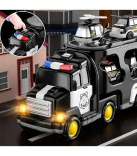 WOOPIE teepuksiirauto komplekt 5 autost - politsei