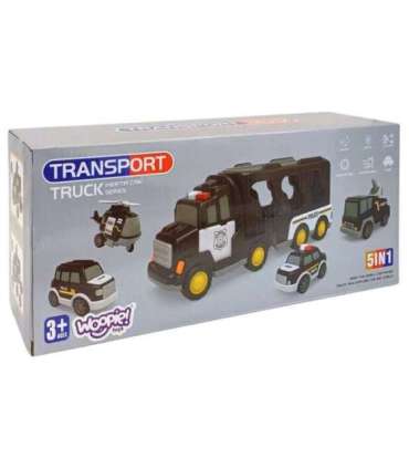 WOOPIE teepuksiirauto komplekt 5 autost - politsei