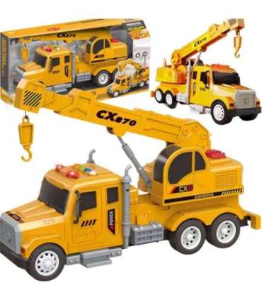 WOOPIE интерактивный кран-грузовик с подвижным крюком 1:14