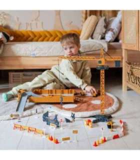 WOOPIE Грузовик 6-в-1 Набор для строительства Кран Машинки с заводным механизмом Аксессуары