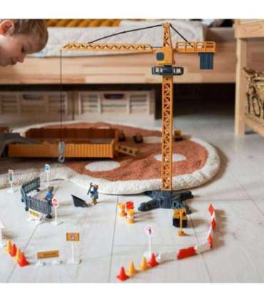 WOOPIE Грузовик 6-в-1 Набор для строительства Кран Машинки с заводным механизмом Аксессуары