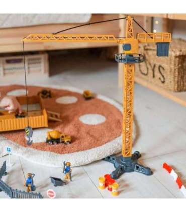 WOOPIE Грузовик 6-в-1 Набор для строительства Кран Машинки с заводным механизмом Аксессуары