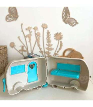 WOOPIE Кампер XL для кукол - кемпинговый набор с прицепом