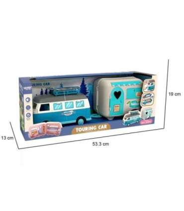 WOOPIE Кампер XL для кукол - кемпинговый набор с прицепом