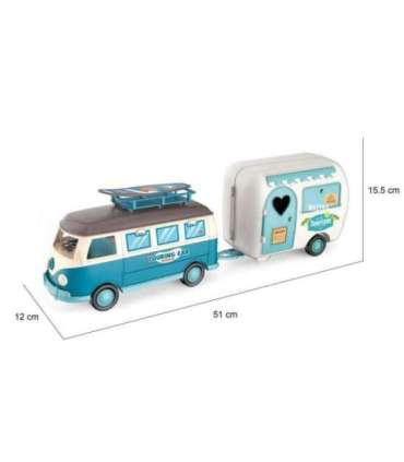 WOOPIE Кампер XL для кукол - кемпинговый набор с прицепом