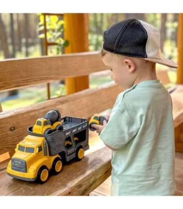 WOOPIE 4-ühes puksiirauto ja ehitusmasinate komplekt