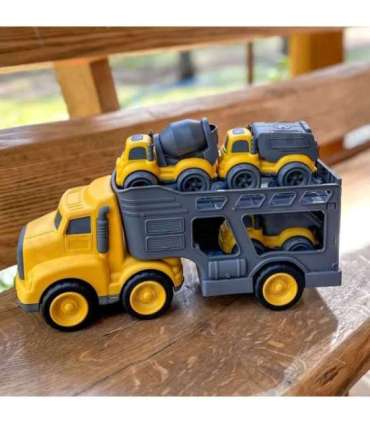 WOOPIE 4-ühes puksiirauto ja ehitusmasinate komplekt