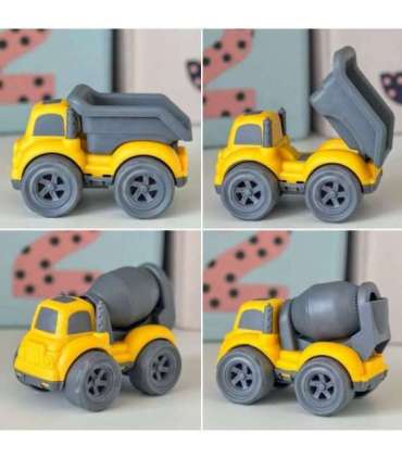 WOOPIE 4-ühes puksiirauto ja ehitusmasinate komplekt