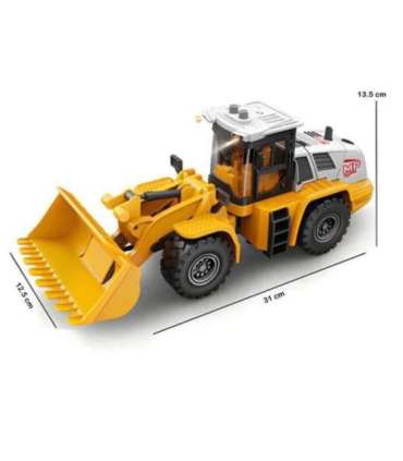 WOOPIE строительный экскаватор-погрузчик 1:16 со световыми и звуковыми эффектами