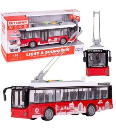 WOOPIE interaktiivne elektriline buss/trollibuss 1:16