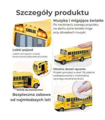 WOOPIE interaktiivne elektriline koolibuss 1:20