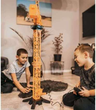 WOOPIE Кран радиоуправляемый 103 см R/C, грузовик-экскаватор + 4 аксессуара