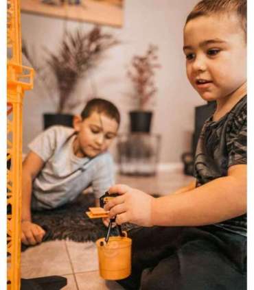 WOOPIE Кран радиоуправляемый 103 см R/C, грузовик-экскаватор + 4 аксессуара