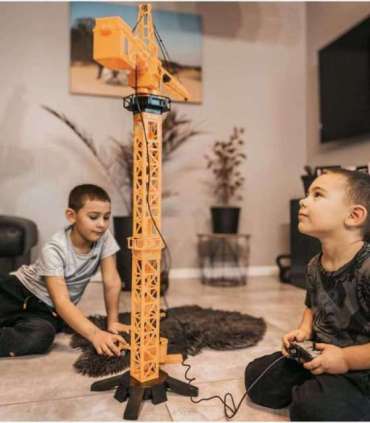 WOOPIE Кран радиоуправляемый 103 см R/C, грузовик-экскаватор + 4 аксессуара