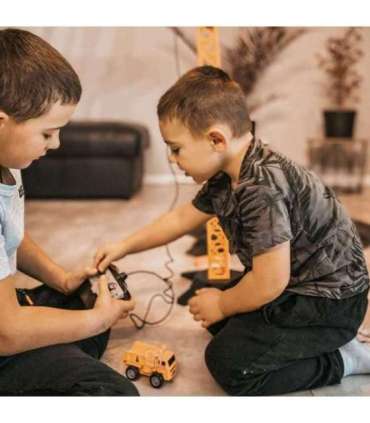 WOOPIE Кран радиоуправляемый 103 см R/C, грузовик-экскаватор + 4 аксессуара