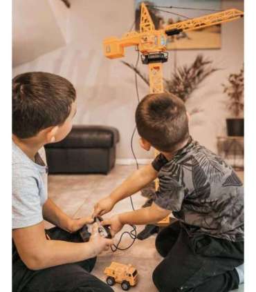 WOOPIE Кран радиоуправляемый 103 см R/C, грузовик-экскаватор + 4 аксессуара