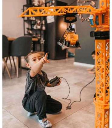 WOOPIE Кран радиоуправляемый 103 см R/C, грузовик-экскаватор + 4 аксессуара
