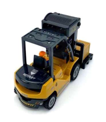 WOOPIE Zdalnie Sterowany Wózek Widłowy 2w1 Dźwig RC - Skala 1:24