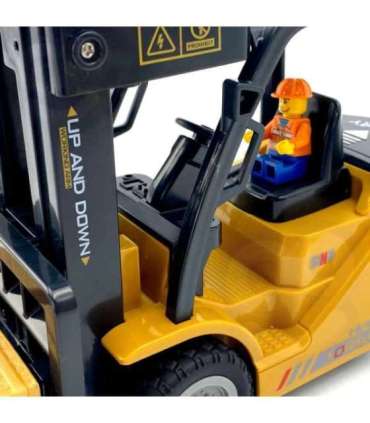 WOOPIE Zdalnie Sterowany Wózek Widłowy 2w1 Dźwig RC - Skala 1:24