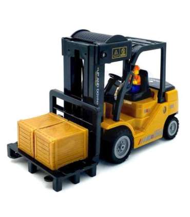 WOOPIE Zdalnie Sterowany Wózek Widłowy 2w1 Dźwig RC - Skala 1:24