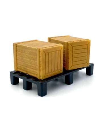 WOOPIE Zdalnie Sterowany Wózek Widłowy 2w1 Dźwig RC - Skala 1:24