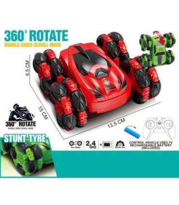 WOOPIE радиоуправляемая RC-машина «Акробат» с 360-градусным вращением и пультом 2,4 ГГц