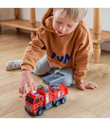 WOOPIE kaugjuhtimisega tuletõrjeauto tõstukiga