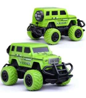 WOOPIE puldiga juhitav RC maastur Jeep LED-tuledega