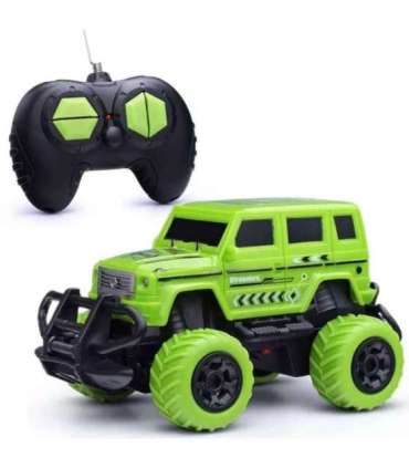 WOOPIE puldiga juhitav RC maastur Jeep LED-tuledega