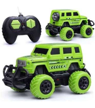 WOOPIE puldiga juhitav RC maastur Jeep LED-tuledega