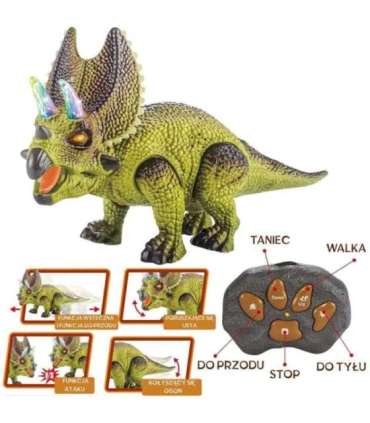 WOOPIE радиоуправляемый RC-робот-динозавр Трицератопс
