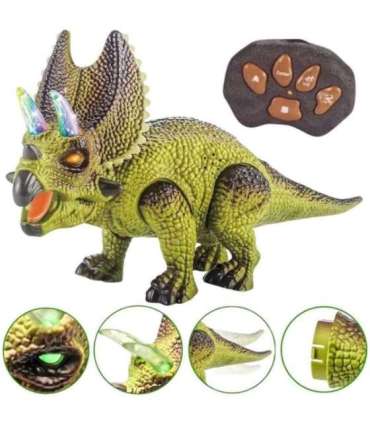 WOOPIE радиоуправляемый RC-робот-динозавр Трицератопс