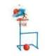 WOOPIE набор 2 в 1: баскетбольное кольцо и футбольные ворота + мяч