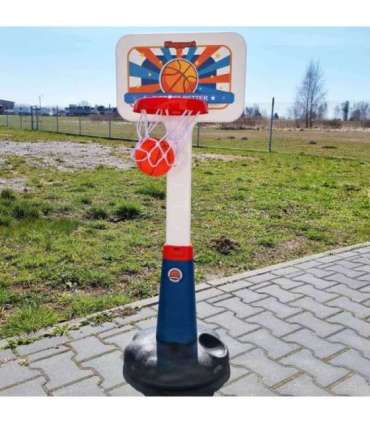 WOOPIE набор для баскетбола, регулируемый 99 - 125 см + мяч + насос