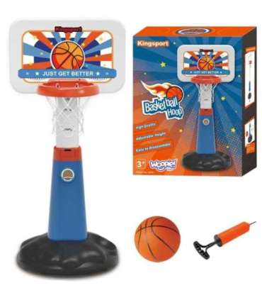 WOOPIE korvpallikomplekt reguleeritav 99 - 125 cm + pall + pump