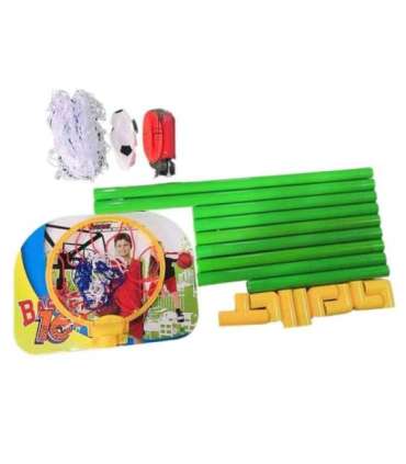 WOOPIE 2-ühes komplekt: korvpall ja jalgpalli värav + pallid