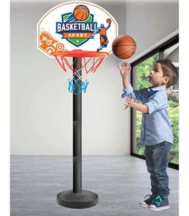 WOOPIE korvpallikomplekt — osavusmängu pall, 93 cm