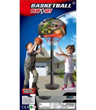 WOOPIE korvpallikomplekt — osavusmängu pall, 93 cm