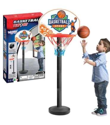 WOOPIE korvpallikomplekt — osavusmängu pall, 93 cm