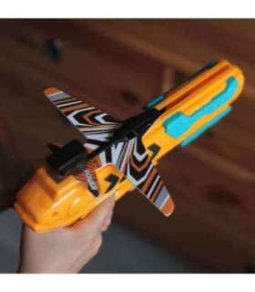 WOOPIE automaatne lennukite viskepüstol + 4 lennukit