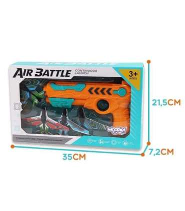 WOOPIE automaatne lennukite viskepüstol + 4 lennukit