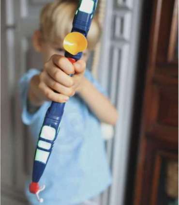 WOOPIE Väikese vibutaja komplekt - vibu ja nooled, 5 tk.