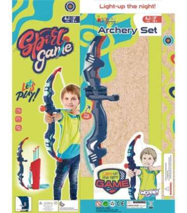 WOOPIE Väikese vibutaja komplekt - vibu ja nooled, 5 tk.