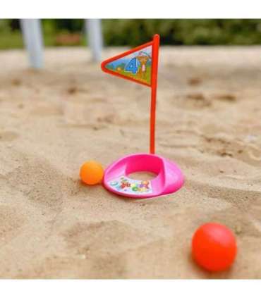 WOOPIE golfimängu komplekt + aksessuaaride hoidik ratastel