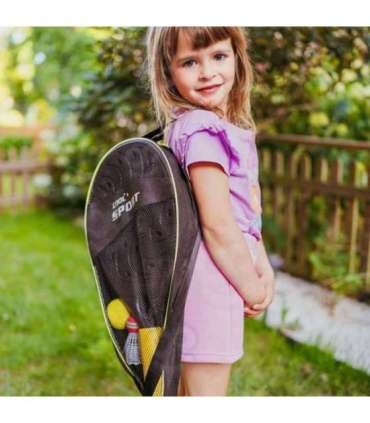 WOOPIE reket pehme vahtpalli ja sulgpalliga - komplekt randa ja aeda