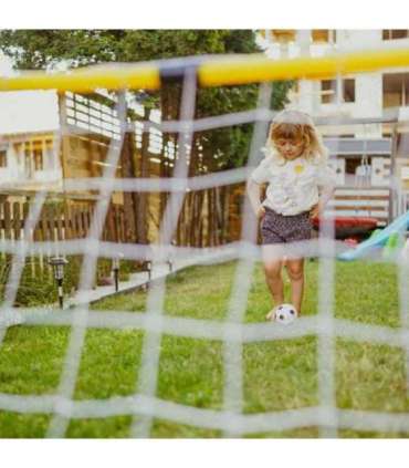 WOOPIE набор 2 в 1: баскетбол и футбольные ворота + мячи и насос