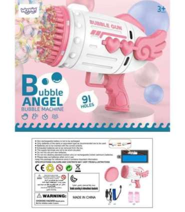 WOOPIE seebimullipüstol, 91 avaga, roosa