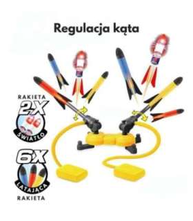 WOOPIE двойная пусковая установка для поролоновых ракет, 8 шт.