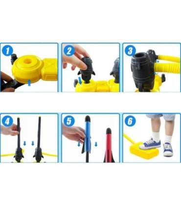 WOOPIE topelt vaht-rakettide heitja, 8 tk.